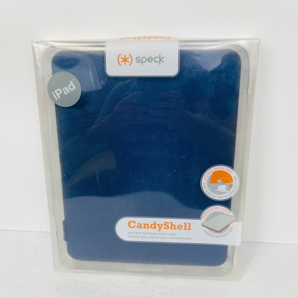 Speck CandyShell iPad Case Blue Hard Shell Soft Center SPK-A0197 New